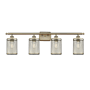 Innovations Lighting Nestbrook 4 Light 36" Wide Vanity Light Antique Brass