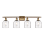 Innovations Lighting Bella 4 Light 36" Wide Vanity Light Brushed Brass / Seedy