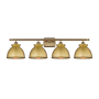 Innovations Lighting Adirondack 4 Light 38" Wide Vanity Light Brushed Brass