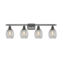 Innovations Lighting Eaton 4 Light 36" Wide Bathroom Vanity Light Matte Black / Clear