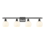Innovations Lighting White Venetian 4 Light 36" Wide Vanity Light Oil Rubbed Bronze / White Venetian