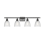 Innovations Lighting Castile 4 Light 36" Wide Bathroom Vanity Light Oil Rubbed Bronze / Clear