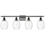 Innovations Lighting Preston 4 Light 37" Wide Vanity Light Oil Rubbed Bronze / Clear