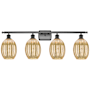 Innovations Lighting Preston 4 Light 37" Wide Vanity Light Oil Rubbed Bronze / Mercury