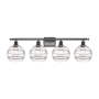 Innovations Lighting Rochester 4 Light 38" Wide Vanity Light Oil Rubbed Bronze / Clear
