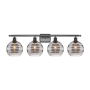 Innovations Lighting Rochester 4 Light 38" Wide Vanity Light Oil Rubbed Bronze / Smoked