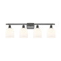 Innovations Lighting Bella 4 Light 36" Wide Vanity Light Oil Rubbed Bronze / Gloss White
