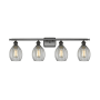 Innovations Lighting Eaton 4 Light 36" Wide Bathroom Vanity Light Oiled Rubbed Bronze / Clear Fluted