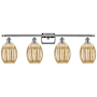Innovations Lighting Preston 4 Light 37" Wide Vanity Light Polished Chrome / Mercury