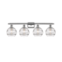 Innovations Lighting Rochester 4 Light 38" Wide Vanity Light Polished Chrome / Clear