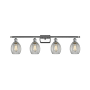 Innovations Lighting Eaton 4 Light 36" Wide Bathroom Vanity Light Polished Chrome / Clear Fluted