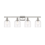 Innovations Lighting Bella 4 Light 36" Wide Vanity Light Polished Nickel / Clear