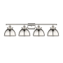 Innovations Lighting Adirondack 4 Light 38" Wide Vanity Light Polished Nickel