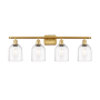 Innovations Lighting Bella 4 Light 36" Wide Vanity Light Satin Gold / Clear
