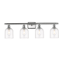 Innovations Lighting Bella 4 Light 36" Wide Vanity Light Brushed Satin Nickel / Clear