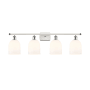 Innovations Lighting Bella 4 Light 36" Wide Vanity Light White Polished Chrome / Gloss White