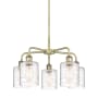 Innovations Lighting Cobbleskill 5 Light 23" Wide Chandelier Antique Brass / Deco Swirl
