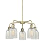 Innovations Lighting Caledonia 5 Light 23" Wide Chandelier Antique Brass / Mouchette