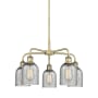 Innovations Lighting Caledonia 5 Light 23" Wide Chandelier Antique Brass / Charcoal