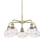 Innovations Lighting Rochester 5 Light 24" Wide Chandelier Antique Brass / Clear