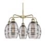 Innovations Lighting Vaz 5 Light 24" Wide Chandelier Antique Brass / Smoked