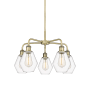 Innovations Lighting Cindyrella 5 Light 24" Wide Chandelier Antique Brass / Clear
