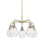 Innovations Lighting Cindyrella 5 Light 24" Wide Chandelier Antique Brass / Seedy