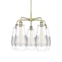 Innovations Lighting Windham 5 Light 25" Wide Chandelier Antique Brass / Clear