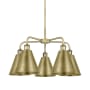 Innovations Lighting Ballston Cone 5 Light 26" Wide Chandelier Antique Brass