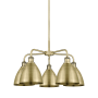 Innovations Lighting Ballston Dome 5 Light 26" Wide Chandelier Antique Brass