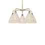 Innovations Lighting Bristol Natural 5 Light 26" Wide Chandelier Antique Brass / Natural