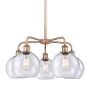 Innovations Lighting Athens 5 Light 26" Wide Chandelier Antique Copper / Seedy