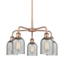 Innovations Lighting Caledonia 5 Light 23" Wide Chandelier Antique Copper / Charcoal