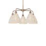 Innovations Lighting Bristol Natural 5 Light 26" Wide Chandelier Antique Copper / Natural
