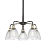 Innovations Lighting Castile 5 Light 24" Wide Chandelier Black Antique Brass / Clear
