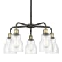 Innovations Lighting Ellery 5 Light 23" Wide Chandelier Black Antique Brass / Seedy