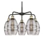 Innovations Lighting Vaz 5 Light 24" Wide Chandelier Black Antique Brass / Smoked