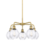 Innovations Lighting Waverly 5 Light 24" Wide Chandelier Brushed Brass / Clear