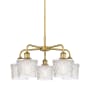 Innovations Lighting Niagra 5 Light 25" Wide Chandelier Brushed Brass / Clear