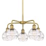 Innovations Lighting Rochester 5 Light 24" Wide Chandelier Brushed Brass / Clear