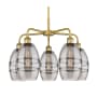 Innovations Lighting Vaz 5 Light 24" Wide Chandelier Brushed Brass / Smoked