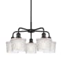 Innovations Lighting Niagra 5 Light 25" Wide Chandelier Matte Black / Clear