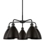 Innovations Lighting Ballston Dome 5 Light 26" Wide Chandelier Matte Black
