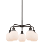 Innovations Lighting Belfast 5 Light 24" Wide Chandelier Oil Rubbed Bronze / Matte White