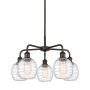 Innovations Lighting Belfast 5 Light 24" Wide Chandelier Oil Rubbed Bronze / Deco Swirl