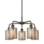 Innovations Lighting Cobbleskill 5 Light 23" Wide Chandelier Oil Rubbed Bronze / Mercury