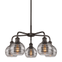 Innovations Lighting Rochester 5 Light 24" Wide Chandelier Oil Rubbed Bronze / Light Smoke