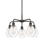 Innovations Lighting Cindyrella 5 Light 24" Wide Chandelier Oil Rubbed Bronze / Clear