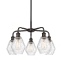 Innovations Lighting Cindyrella 5 Light 24" Wide Chandelier Oil Rubbed Bronze / Seedy