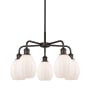 Innovations Lighting Eaton 5 Light 24" Wide Chandelier Oil Rubbed Bronze / Matte White